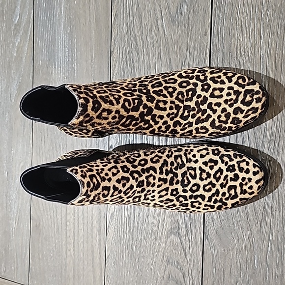 Cole Haan Gia Printed Haircalf Ankle Bootie Size 6.5 - Picture 9 of 17